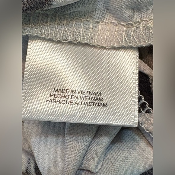 Kasper Dress Womens Large Blue Moc Wrap V-Neck Seaglass Gold Waist size XL - Picture 10 of 15